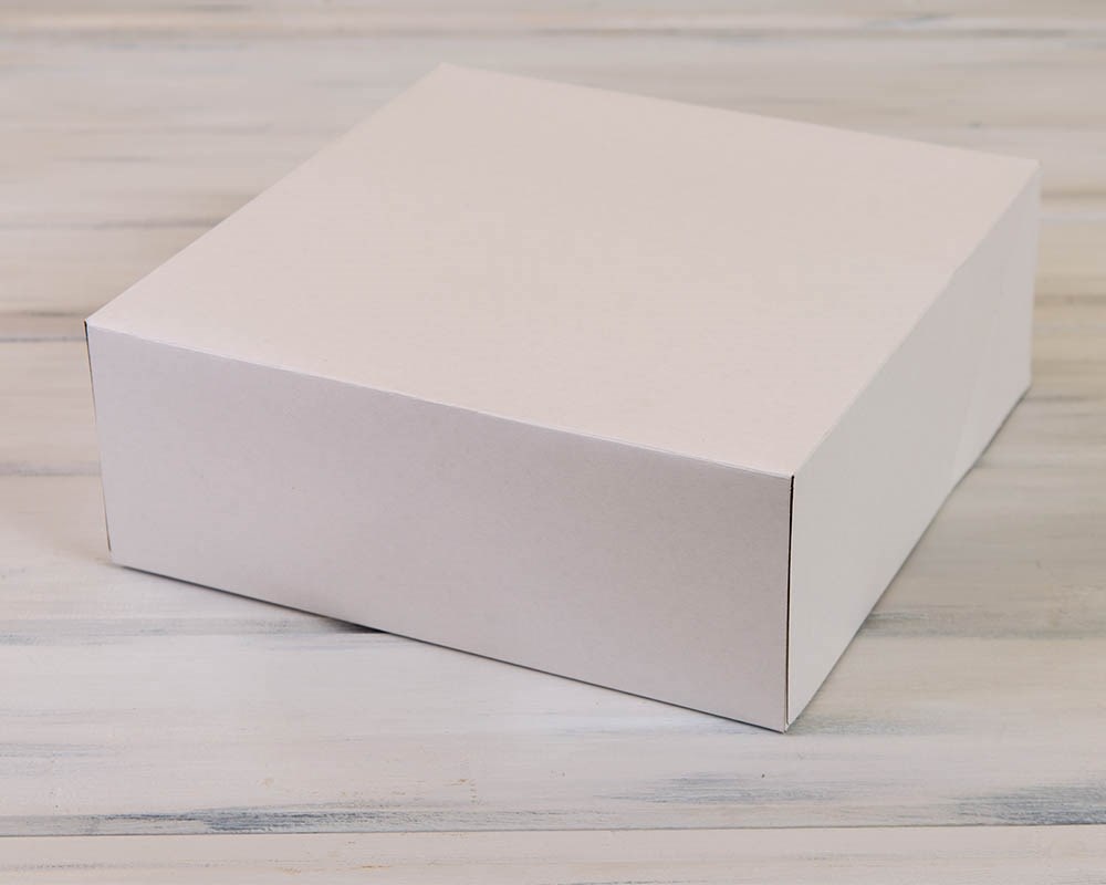 Коробка для торта на 5 кг, дно, 400х400х300 мм, 20 штук в коробке
