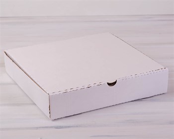 Коробка для пирога 35х35х7 см, белая - фото 10624