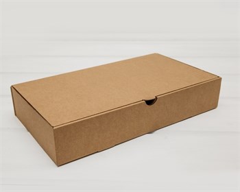 УЦЕНКА Коробка 33х18х6 см из плотного картона, крафт - фото 10829