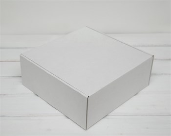 УЦЕНКА Коробка для посылок, 25х25х10 см, из плотного картона, белая - фото 11364