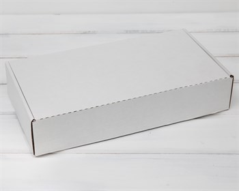 УЦЕНКА Коробка 29,5х15х6 см из плотного картона, белая - фото 11442