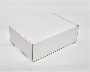 УЦЕНКА Коробка 20х15х7 см из плотного картона, белая - фото 11472