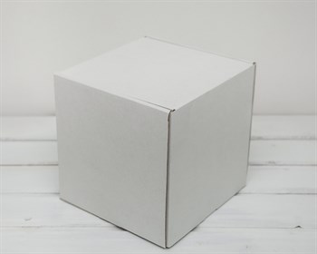 УЦЕНКА Коробка для посылок, 19х19х19,5 см, из плотного картона, белая - фото 11771