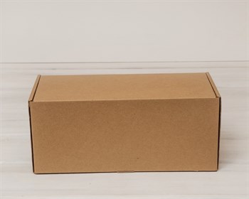 УЦЕНКА Коробка для посылок, 32х14х14 см, из плотного картона, крафт - фото 11847