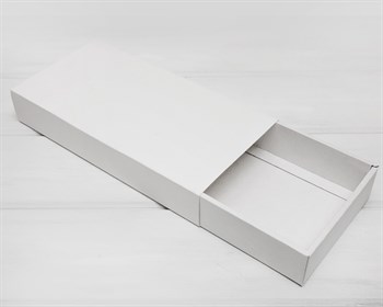 УЦЕНКА Коробка-пенал, 31х15х5 см, белая - фото 11873