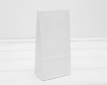 УЦЕНКА Крафт пакет бумажный, 25х12х8 см, белый - фото 12096
