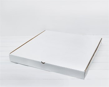 Коробка из плотного картона, 50х50х5 см, белая - фото 12298