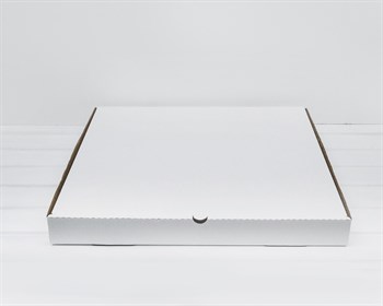 Коробка из плотного картона, 50х50х5 см, белая - фото 12300
