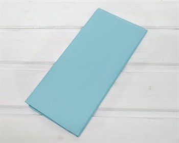 Бумага тишью, небесно-голубая, лист 50х66 см, 10 шт - фото 12456
