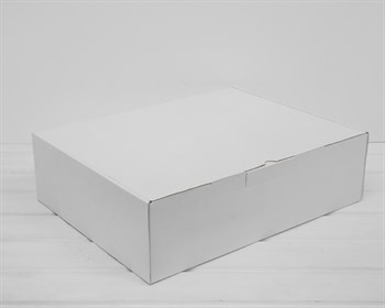 Коробка для посылок, 43х33х12 см, белая - фото 12788