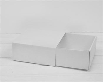 Коробка-пенал, 20х20х9 см, белая - фото 12796