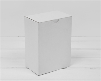 Коробка для посылок, 22х12,5х29 см, из плотного картона, белая - фото 12923