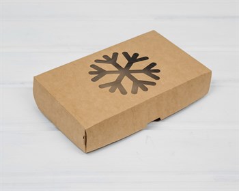 Подарочная новогодняя коробка «Снежинка», 20х12х4 см - фото 13303