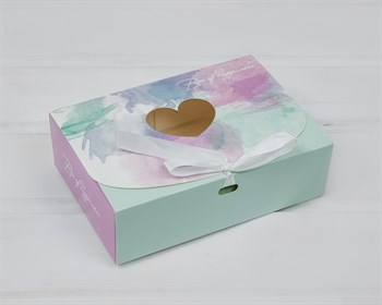 Подарочная коробка «Весенние краски», с лентой, 16,5х11,5х5 см - фото 13699