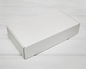 УЦЕНКА Коробка для посылок, 39х22х8,5 см, белая - фото 14186
