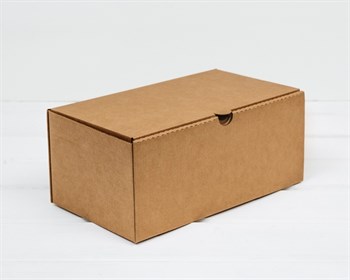 УЦЕНКА Коробка 23х13,5х10 см из плотного картона, крафт - фото 14541