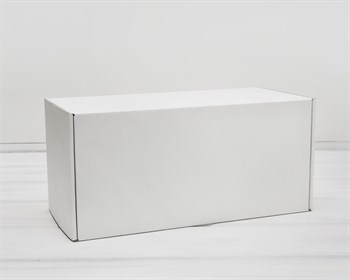 УЦЕНКА Коробка для посылок, 37х17,5х17,5 см, из плотного картона, белая - фото 14553