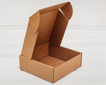 УЦЕНКА Коробка для посылок, 18,5х18,5х6,5 см, крафт - фото 15111