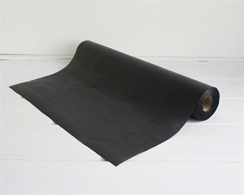 Бумага тишью, черная, 50см х 143м, 1 рулон - фото 15276