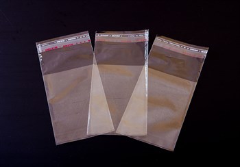 Пакет с клейкой лентой 7х10 см, прозрачный - фото 7663