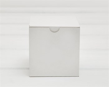 Коробка для посылок, 10х10х10 см, из плотного картона, белая - фото 9695