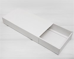 Коробка-пенал, 31х15х5 см, белая