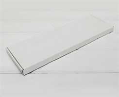 Коробка 51х16х2,5 см, из плотного картона, белая