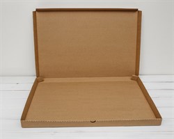 УЦЕНКА Коробка плоская 61х41х3,5 см, крафт