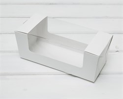 УЦЕНКА Коробка для выпечки, 20х8х8 см, с круговым окном, белая