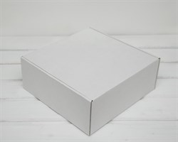 УЦЕНКА Коробка для посылок, 25х25х10 см, из плотного картона, белая