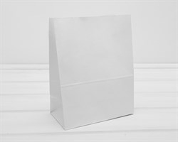 Пакет бумажный, 29х22х12 см, белый