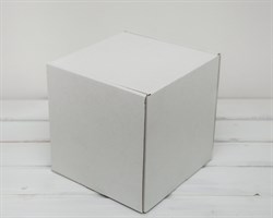 УЦЕНКА Коробка для посылок, 19х19х19,5 см, из плотного картона, белая