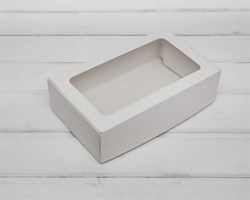 УЦЕНКА Коробка для выпечки, 23х14х6,5 см, с прозрачным окошком, белая