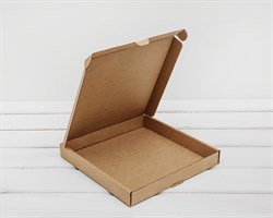 УЦЕНКА Коробка плоская 22,5х22,5х3 см, крафт