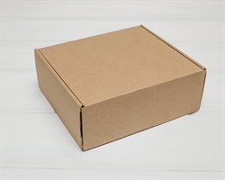 УЦЕНКА Коробка для посылок, 22х20х8,5 см, из плотного картона, крафт