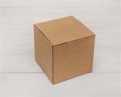 УЦЕНКА Коробка для посылок, 12х12х12 см, из плотного картона, крафт