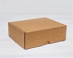 Коробка для посылок, 20х17х7 см, из плотного картона, крафт