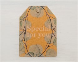 Бирка картонная, «Special for you», 7х5 см, крафт