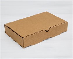 Коробка 25х15х4,5 см из плотного картона, крафт