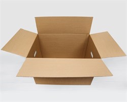 Коробка картонная для переезда с ручками, Т-24, 60х40х40 см, крафт