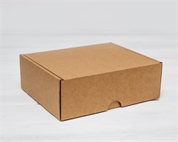 УЦЕНКА Коробка 20х17х7 см из плотного картона, крафт