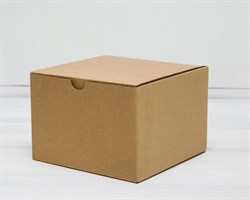 Коробка для посылок, 14,5х14,5х9,5 см, крафт
