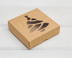 Подарочная новогодняя коробка «Елочка», 15х15х4 см