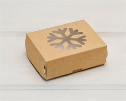 Подарочная новогодняя коробка «Снежинка», 10х8х3,5 см