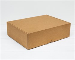Коробка для посылок, 35х26,5х10 см, из плотного картона, крафт
