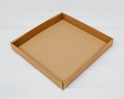 Крышка для коробок-трапеций У0110011 и У0110012, 30х30 см, крафт