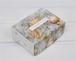 Подарочная новогодняя коробка «Снежные шары», 14х10х5 см