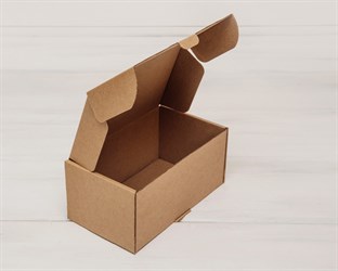 Коробка для посылок, 17х10х8 см, из плотного картона, крафт