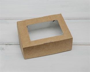 УЦЕНКА Коробка для выпечки и пирожных, 10х8х3,5 см, крафт