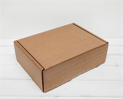 Коробка для посылок, 30х23х10 см из плотного картона, крафт